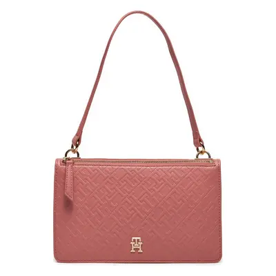 Kabelka Tommy Hilfiger Th Refined Shoulder Bag Mono AW0AW15975 Růžová