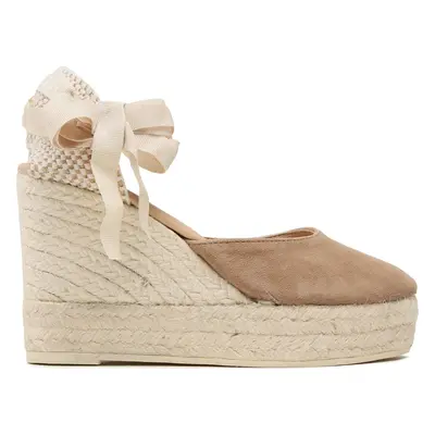 Espadrilky Manebi Wedge Espadrilles W 1.9 WV Hnědá