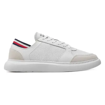 Sneakersy Tommy Hilfiger Lightweight Cup Seasonal Mix FM0FM04961 Bílá