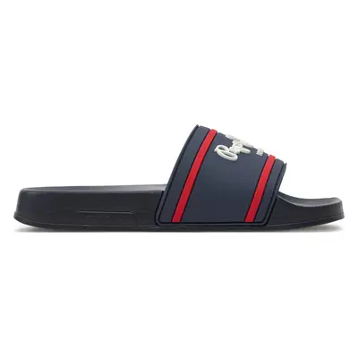 Nazouváky Pepe Jeans Slider Logo B PBS70054 Tmavomodrá