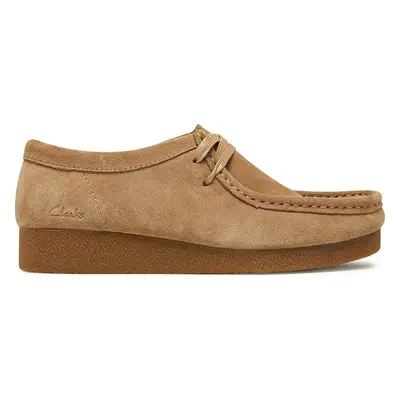 Polobotky Clarks WallabeeEvoSh 261747474 Béžová