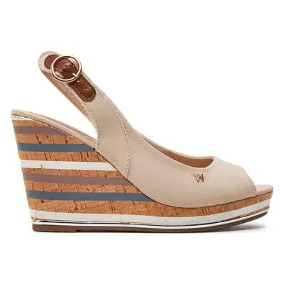 Sandály Wrangler Raval Marina Women Wedge 20241057.32A Béžová