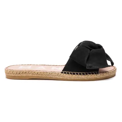 Espadrilky Manebi Sandals With Bow K 1.0 J0 Černá