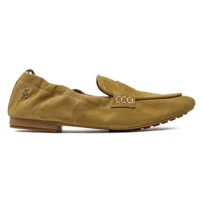 Lordsy Tommy Hilfiger Th Suede Moccasin FW0FW07714 Khaki