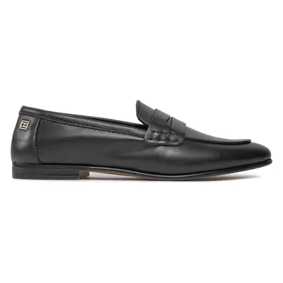 Lordsy Tommy Hilfiger Essential Leather Loafer FW0FW07769 Černá