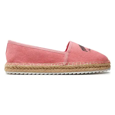 Espadrilky Tommy Jeans Tjw Varsity Espadrille EN0EN02470 Růžová