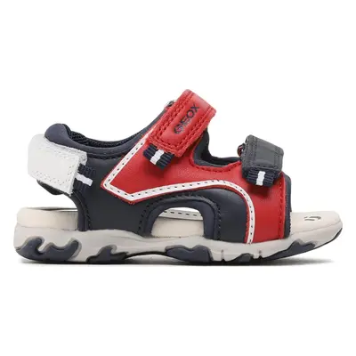 Sandály Geox B Sandal Flaffee Boy B3559A 08515 C7217 M Červená