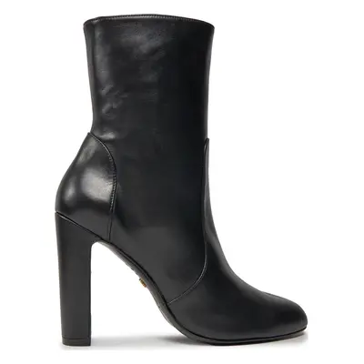 Polokozačky Stuart Weitzman Vida 100 Zip Bootie SG232 Černá