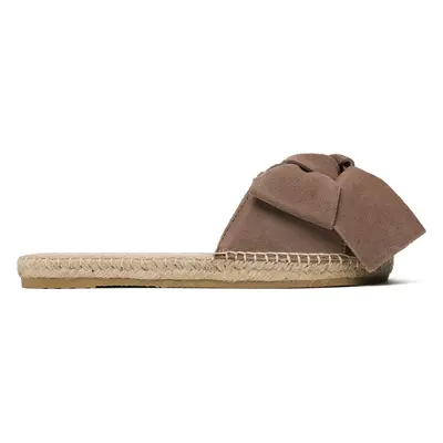 Espadrilky Manebi Suede Sandals With Bow W 1.9 J0 Hnědá