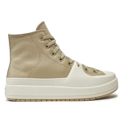 Plátěnky Converse Chuck Taylor All Star Construct Leather A06595C Béžová