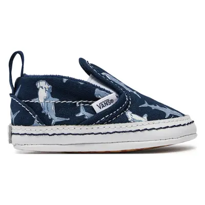 Tenisky Vans Slip-On V Crib VN000CRUBER1 Modrá