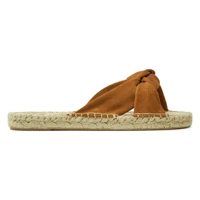 Espadrilky Pepe Jeans Siva Knot PLS90664 Hnědá