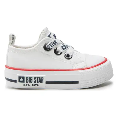 Plátěnky Big Star Shoes KK374040 Bílá