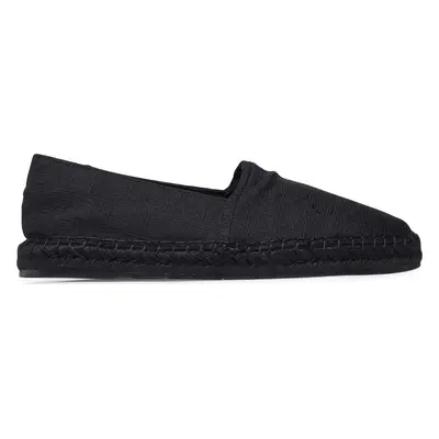 Espadrilky Calvin Klein Espadrille Mono Jq HM0HM00977 Černá