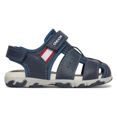 Sandály Geox B Sandal Flaffee Boy B4559B 08515 C4002 S Tmavomodrá