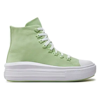 Plátěnky Converse Chuck Taylor All Star Motion Platform Stars A08100C Zelená