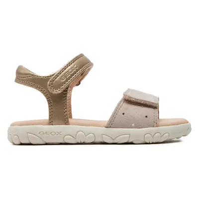 Sandály Geox J Sandal Haiti Girl J028ZA 007NF C0208 M Zlatá