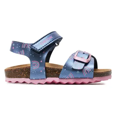 Sandály Geox B Sandal Chalki Girl B922RA 000NF CF48T M Tmavomodrá