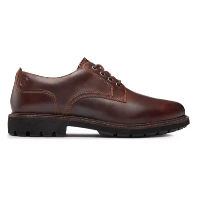 Polobotky Clarks Batcombe Tie 261734367 Hnědá