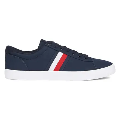 Tenisky Tommy Hilfiger Iconic Vulc Stripes Mesh FM0FM05072 Tmavomodrá