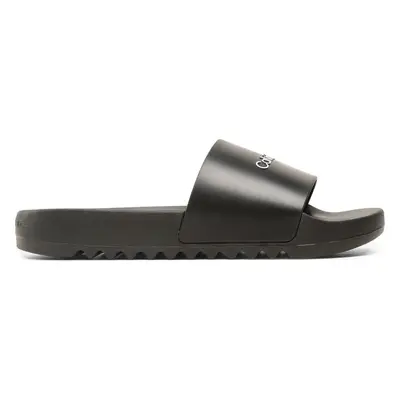 Nazouváky Calvin Klein Chuncky Pool Slide Rub HM0HM01063 Černá