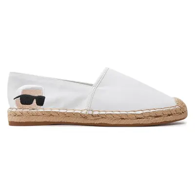 Espadrilky KARL LAGERFELD KL80111N Bílá