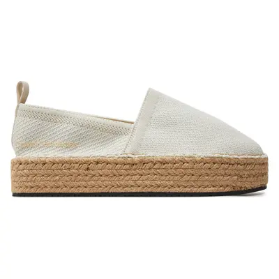 Espadrilky Calvin Klein Jeans Platform Espadrille Uc YW0YW01377 Écru