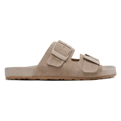 Nazouváky Manebi Suede Traveler Nordic Sandals W 1.9 RT Hnědá