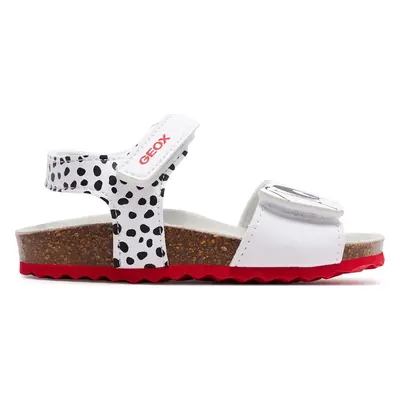 Sandály Geox B Sandal Chalki Girl B452RB 0003W C0404 S Bílá