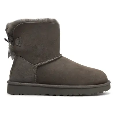 Sněhule Ugg W Mini Bailey Bow II 1016501 Šedá