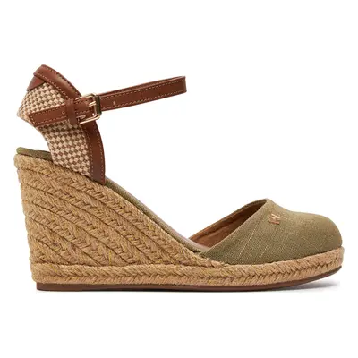 Espadrilky Wrangler Brava Women Wedge 20241056 Khaki