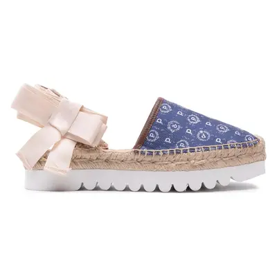 Espadrilky Pollini TA10134G0EQ6D70A Tmavomodrá