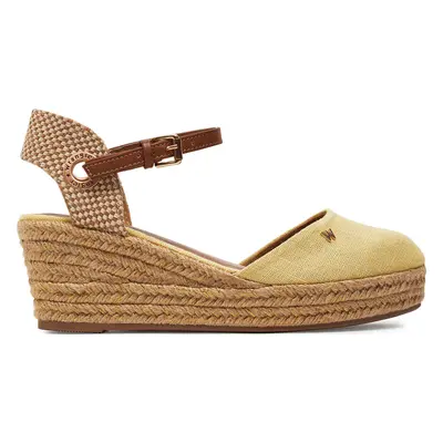 Espadrilky Wrangler Bela Women Semi Wedge 20241055.85A Žlutá