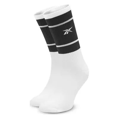 Klasické ponožky Unisex Reebok CL Basketball Sock HC1906 Bílá