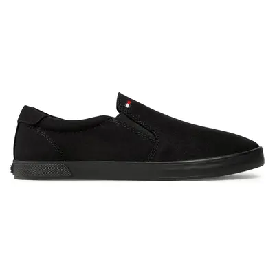 Tenisky Tommy Hilfiger Iconic Slip On FM0FM00597 Černá