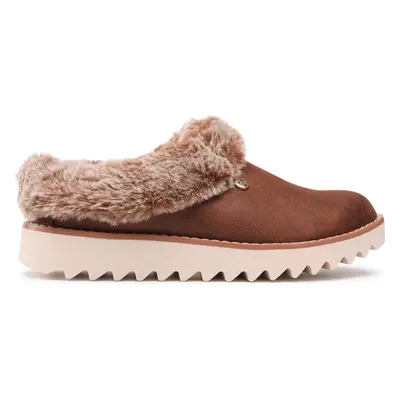 Bačkory Skechers BOBS Winter Rock 113423/BRN Hnědá