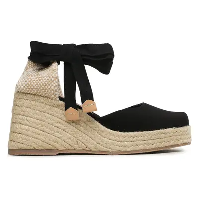 Espadrilky Castañer Tina Jute/001 023071-100 Černá