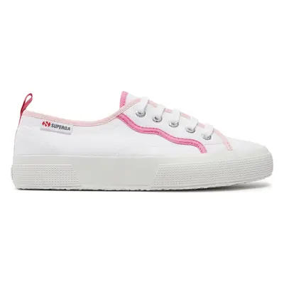 Sneakersy Superga Curly Bindings 2750 S8138NW Bílá