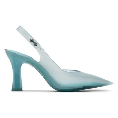 Sandály Melissa Slingback Heel + Larroude 33606 Modrá