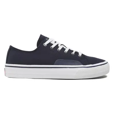 Tenisky Tommy Jeans Skate Canvas Ess EM0EM01175 Tmavomodrá