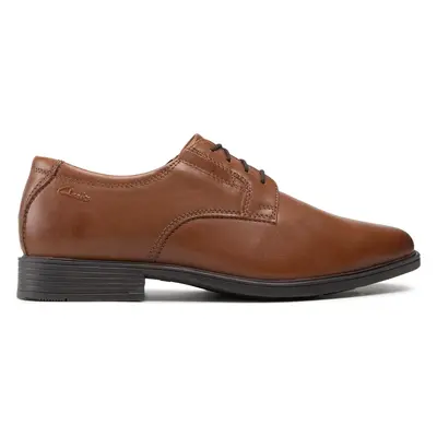 Polobotky Clarks Tilden Plain 261300977 Hnědá