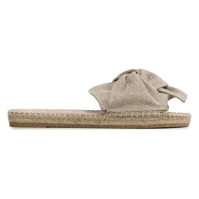 Espadrilky Manebi Oragnic Hemp Sandals With Knnot O 7.1 JK Béžová