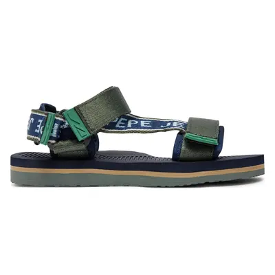 Sandály Pepe Jeans Pool One B PBS70063 Khaki