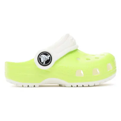 Nazouváky Crocs Crocs Classic Glow In The Dark Clog T 209161 Zelená