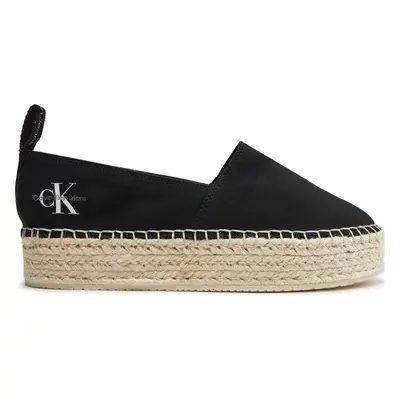 Espadrilky Calvin Klein Jeans Platform Espadrille Ml Btw YW0YW01378 Černá