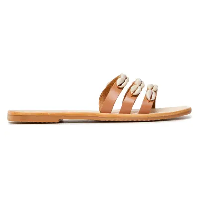 Nazouváky Manebi Leather Sandals S 0.1 Y0 Hnědá