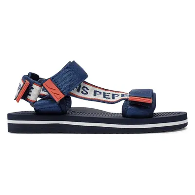 Sandály Pepe Jeans Pool One B PBS70063 Tmavomodrá