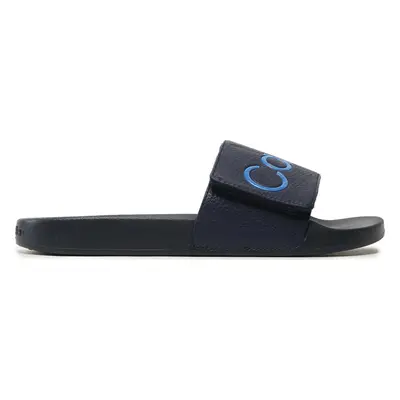 Nazouváky Calvin Klein Adj Pool Slide Pu HM0HM00957 Tmavomodrá