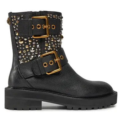 Polokozačky Kurt Geiger 225-Hackney Biker Boot 546505109 Černá