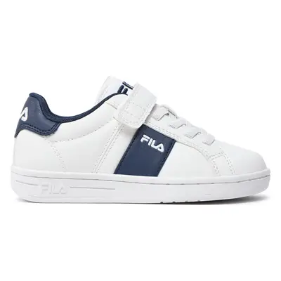 Sneakersy Fila Crosscourt Line Velcro Kids FFK0184 Bílá